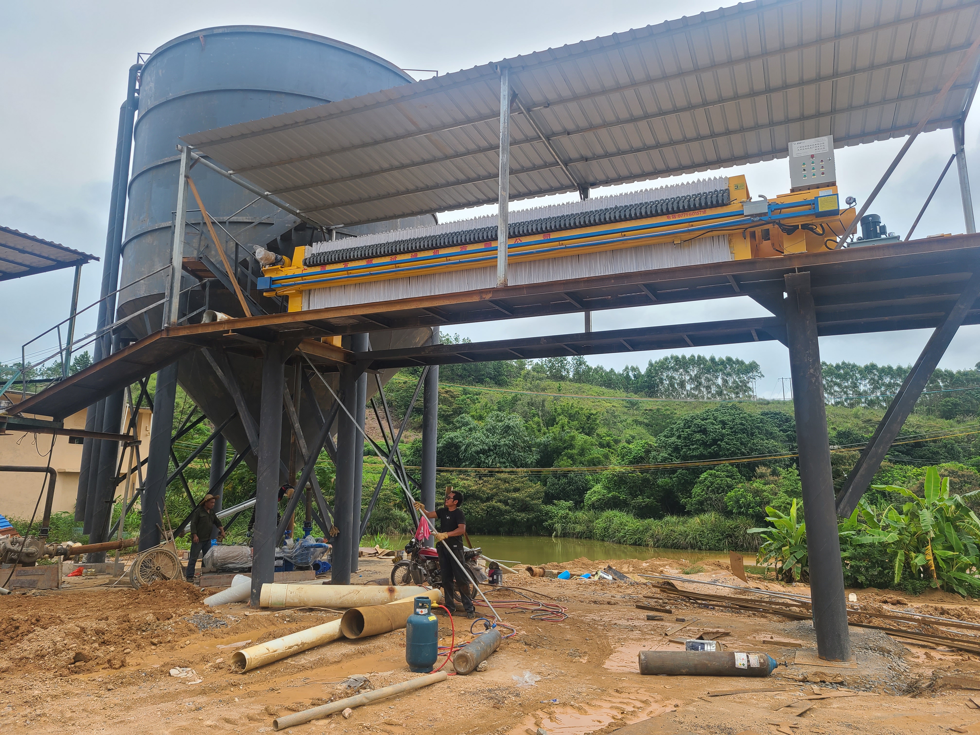砂石場、洗沙場專用壓濾機-13